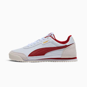 Sneakers Turino II OG Femme, PUMA White-Dark Crimson-Warm White-PUMA Gold, extralarge